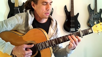 Gitaarles beginners MAKKELIJK! - Hall of fame - The Script (leer open grepen, slagje en ritmetik)