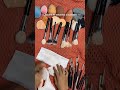 Cleaning of brushes and blender