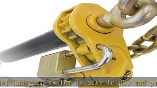 Peerless Ratchet Style Folding Handle Load Binder with 2 Grab Hooks - 12,000 Lbs. Safe Working Load
