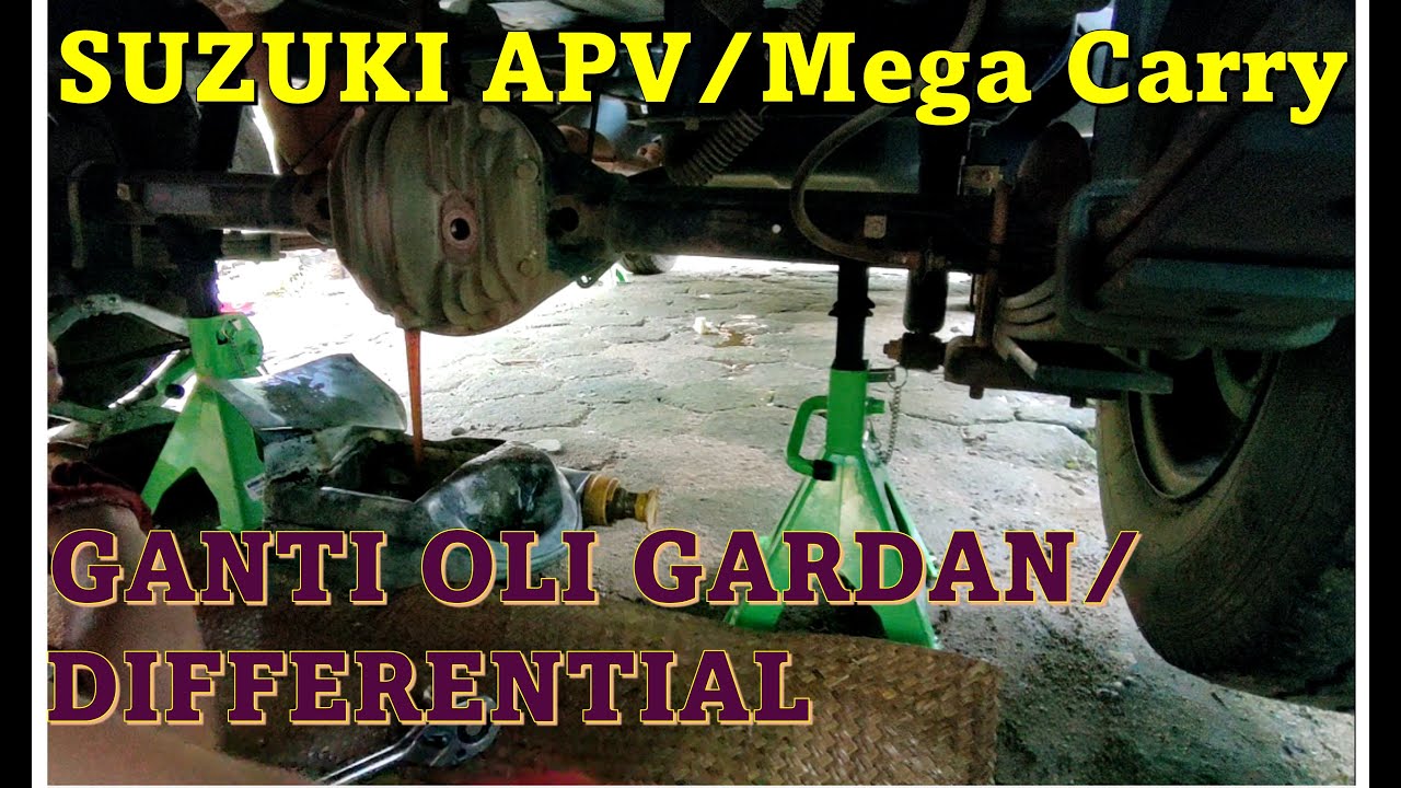 Cara pergantian Oli Gardan / Differential Suzuki