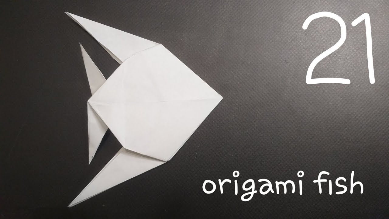 Орігамі риба origami fish YouTube