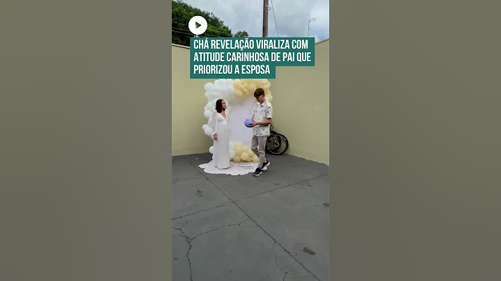 Pai 'foge' de amigos para abraçar mãe em chá revelação! 🥰