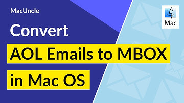 Convert AOL Emails to MBOX File in Mac