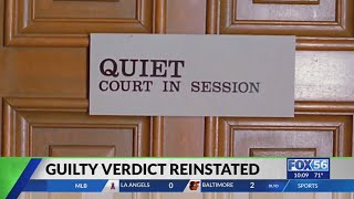 Guilty verdict reinstated for Lexington father convicted of killing son on Father’s Day