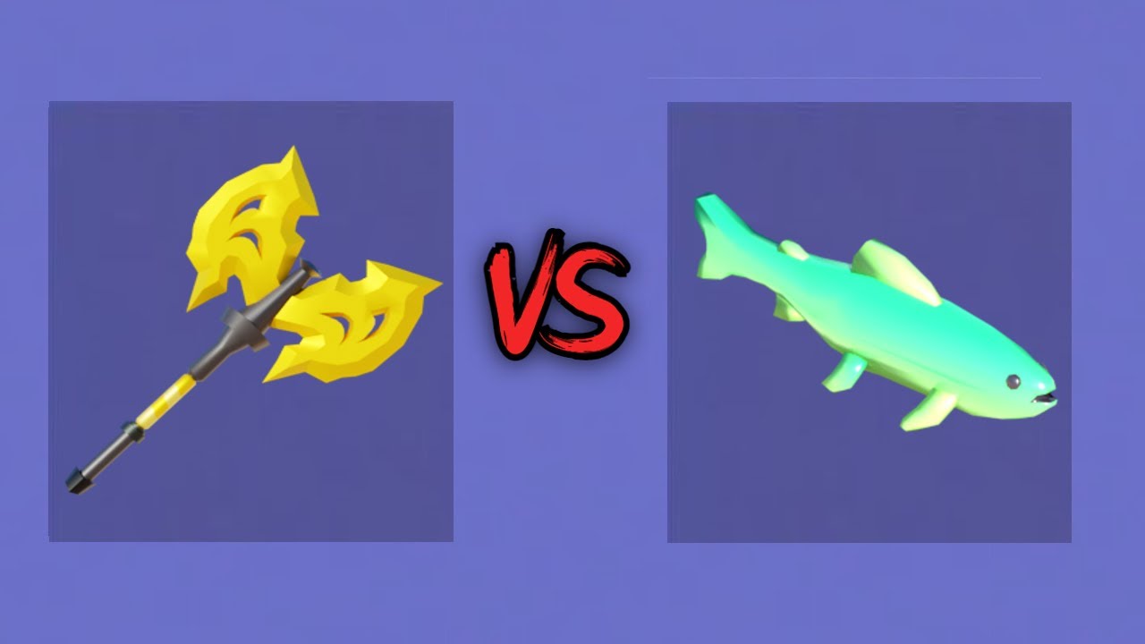 Battle Axe Vs. Knockback FISH (Roblox Bedwars) YouTube