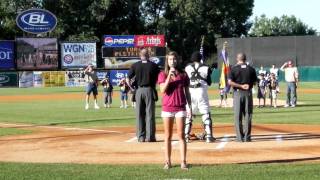 Torie Pletkovich, National Anthem, July17, 2010 DSCN1204.MOV