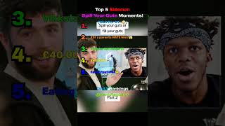 Top 5 Sidemen Spill Your Guts Moments! #shorts