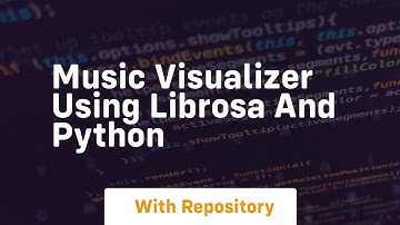 Music visualizer using librosa and python