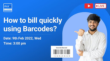 [LIVE DEMO] Learn how to Bill quickly using Barcodes | PayO App | Billing & Invoicing App |