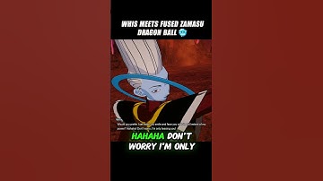 Whis Meets Fused Zamasu Dragon Ball 🤯 #crashout #whis #sparkingzero #dragonballz #dbz