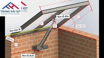 Hướng Dẫn Lắp Đặt Mái Kính Giếng Trời Tự Động Dùng Xi Lanh Điện Vmotion 0981195359