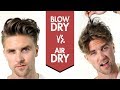 Blow Dry Vs. Air Dry - Secret to great hairstyles - Unlock your hairstyle potential