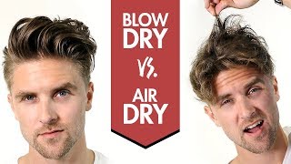 Blow Dry Vs. Air Dry  Secret to great hairstyles  Unlock your hairstyle potential
