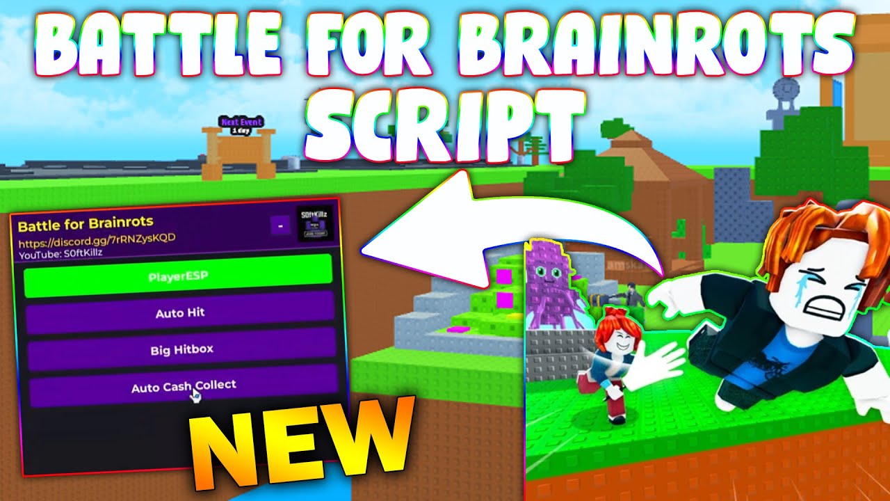 *NEW* Battle for Brainrots! Script (PASTEBIN 2025) (PLAYER ESP, AUTO ...