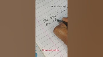 Cursive handwriting/quotes writing/how to write cursive handwriting#shorts