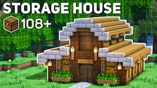 Minecraft: Storage House Tutorial (how to build)