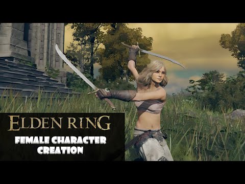 Elden Ring Female Character Creation - super cute teen blonde warrior