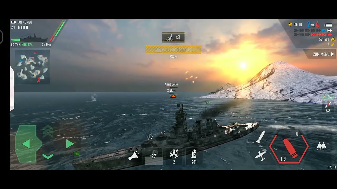 7 kills full house #battleofwarships