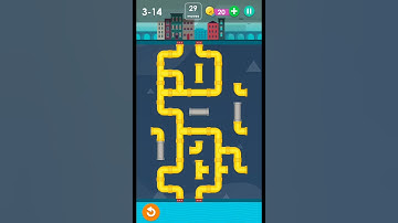 Smart puzzles pipes extra level 14 #how to solve pipes level 3-14