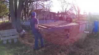 Yurt Build Day 1 On Windhaven Homestead