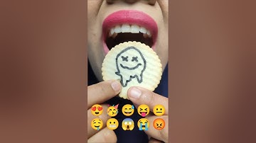 Squid Game Challenge Season 3 With ASMR Emoji Food😍🥳😅😝😐🤤😬😱😭😡Biscuit Squid Game #short #shorts 925