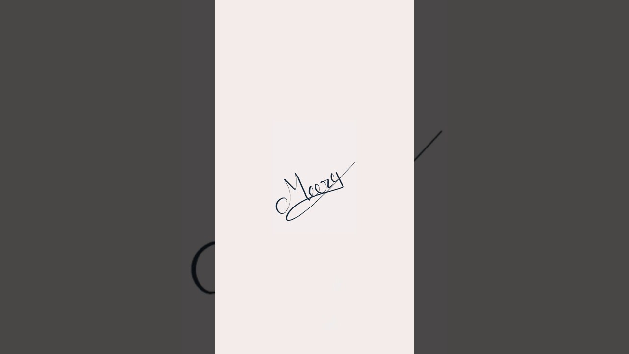 Meera Name Signature ✍️ | Trending Stylish Signature Drawing 💖 