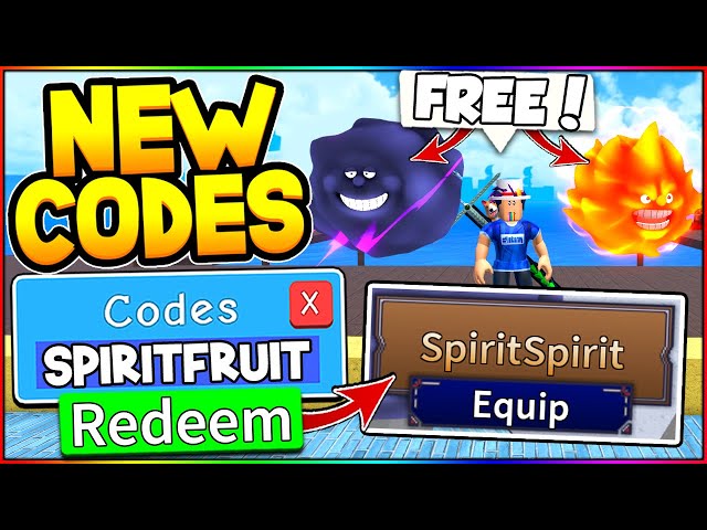 ALL 10 FREE LEGENDARY SPIRIT SPIRIT FRUIT CODES IN KING LEGACY! Roblox 