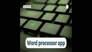 Episode 1080: Word processor app