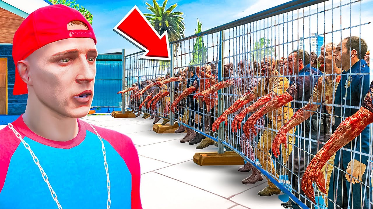 Ich BESCHÜTZE mein HAUS vor ZOMBIES in GTA 5!