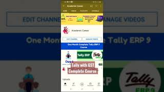 Tally with GST Complete Course | Tally ERP 9  Computer Course | Tally Course Basic To Advance-level screenshot 1