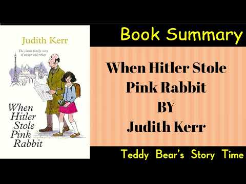 When Hitler Stole Pink Rabbit By Judith Kerr Book Summary And Review