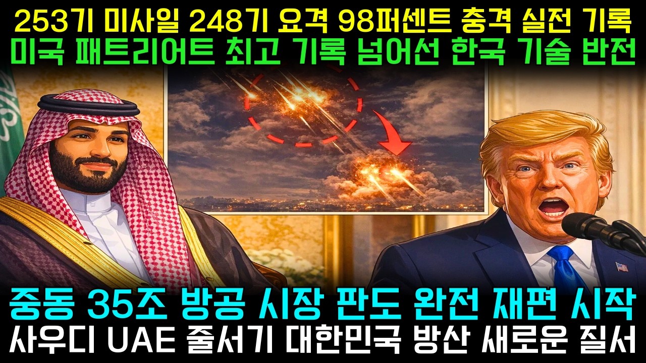 중동 253기 미사일 요격 98%… 천궁-II가 미국 패트리어트를 넘은 순간