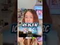 iOS 26.3 RC #lushi #apple #ios #ios26 #smartphone #tech