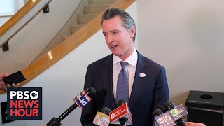 WATCH LIVE: California governor gives wildfires update