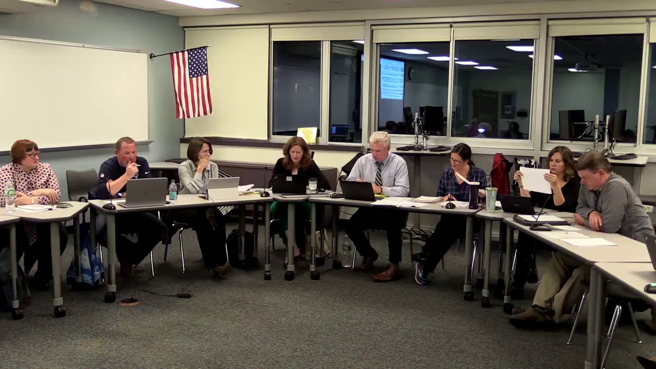 Amherst School Board Meeting 9102018 YouTube