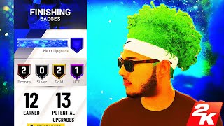 NBA 2K22 MYCAREER FINISHING BADGE METHOD!40-80K MY POINTS A GAME!2 BADGES A GAME!