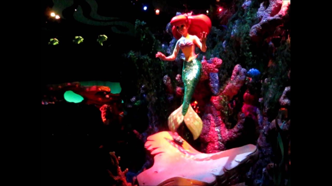 Magic Kingdom - Under The Sea Journey of the Little Mermaid in HD 1080P ...