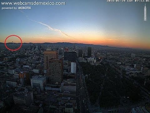 Explosión pipa de gas en Cuajimalpa vista desde Torre Latino 29 enero 2015