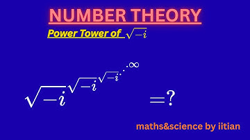 "De oneindige machtstoren van √(-i) — opgelost met de Lambert W-functie | IIT JEE & Olympiade Wis...
