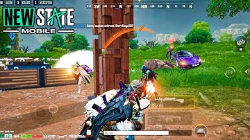 Super fast gameplay⚡ PUBG NEW STATE ultra HD graphics (2100+ damage)