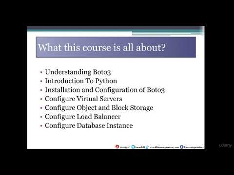 Manage AWS Using Python: Core Services - learn Amazon AWS