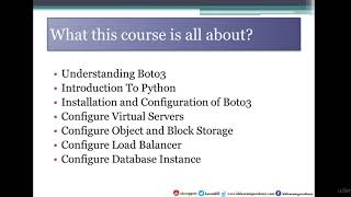 Manage AWS Using Python: Core Services - learn Amazon AWS