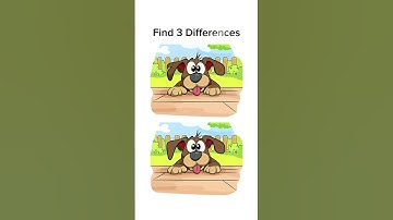 3つの間違いを見つけて！