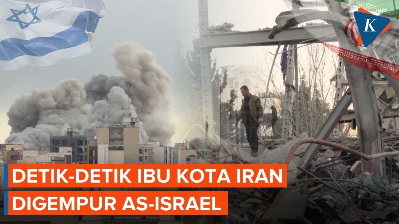 Momen Teheran Digempur Serangan AS-Israel, Asap Membubung dan Infrastruktur Hancur