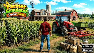 Farmer Simulator Tractor Game - Android Gameplay screenshot 5