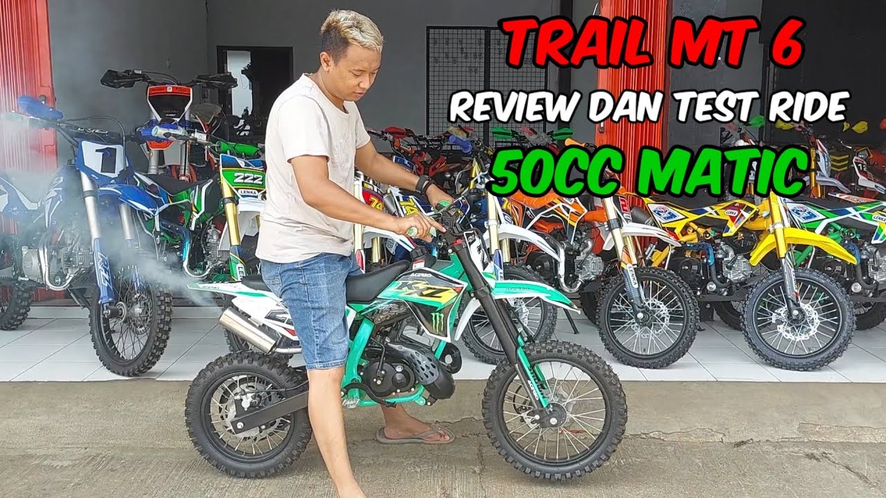REVIEW DAN TEST RIDE TRAIL MINI 50CC MT6 R 12/14