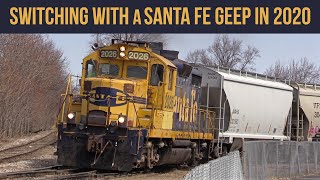 Switching with a Santa Fe GP20 in 2020 (Napoleon, Defiance & Western)