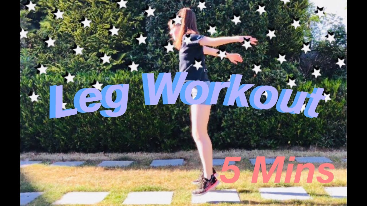 5 MINUTE QUICK AND INTENSE LEG WORKOUT *NO EQUIPMENT* YouTube