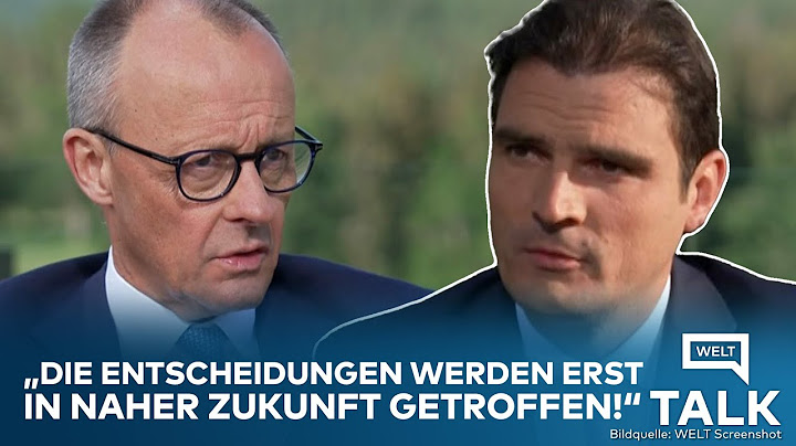 WELT TALK: Greifen USA in Nahost ein? - Merz: "Es könnte eine Weiterentwicklung geben!"