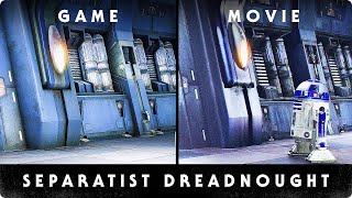 Separatist dreadnought - Game vs Movie Comparison - Star Wars Battlefront II by Rollokster 3,995 views 2 years ago 2 minutes, 22 seconds